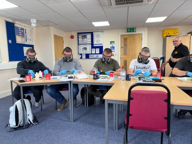 Nick Mayell facilitating a classroom training for participants.
