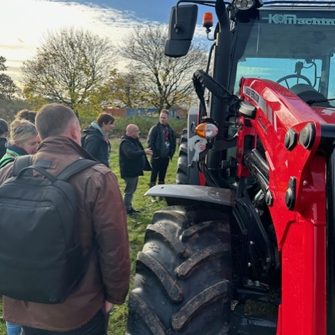 Officers learning techniques to identify stolen plant and leisure vehicles. 