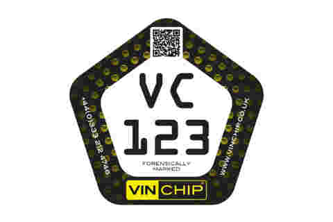 VIN CHIP Warning Label