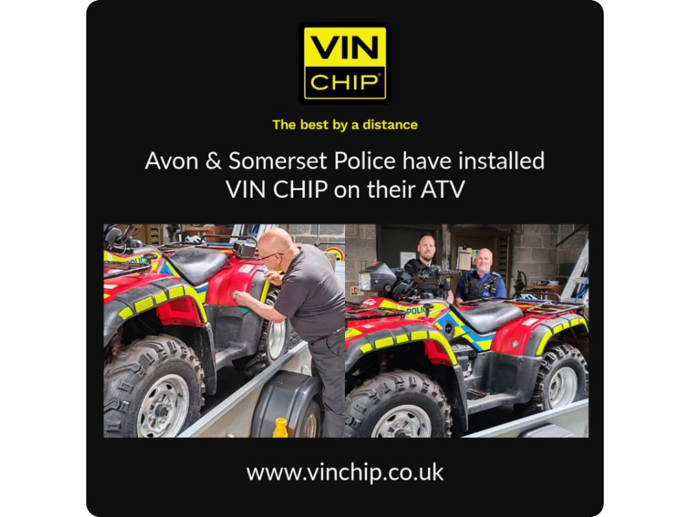 VIN CHIP Installation on Police Quad